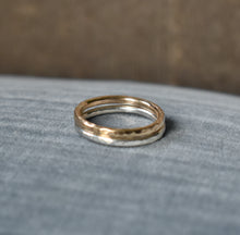 Load image into Gallery viewer, &quot;All of Me&quot; hammered stacking rings